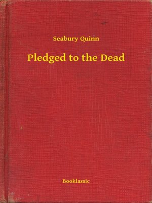 cover image of Pledged to the Dead
